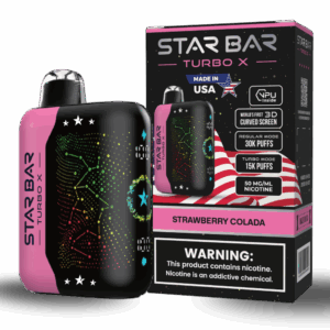 star bar vape strawberry colada flavor