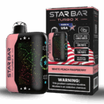 star bar vape white peach raspberry flavor