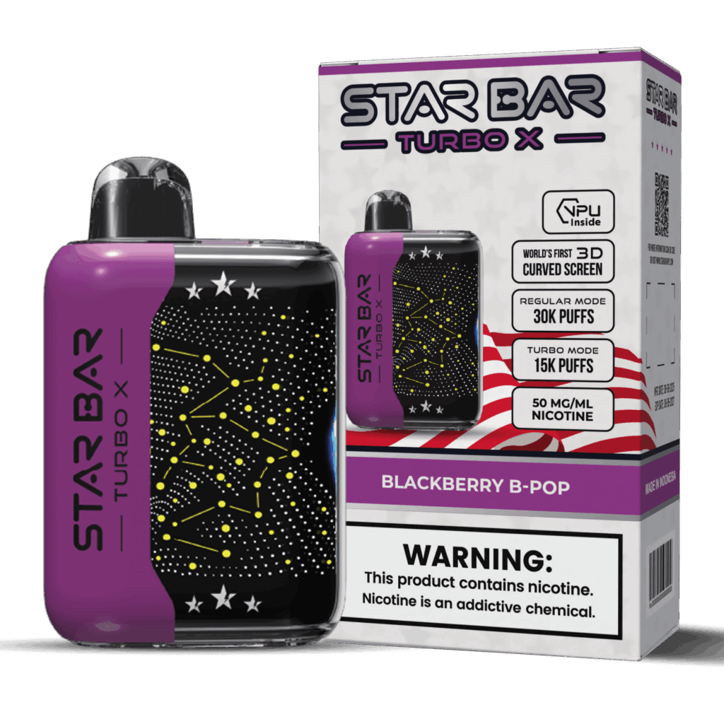 star bar vape blackberry B-POP flavor
