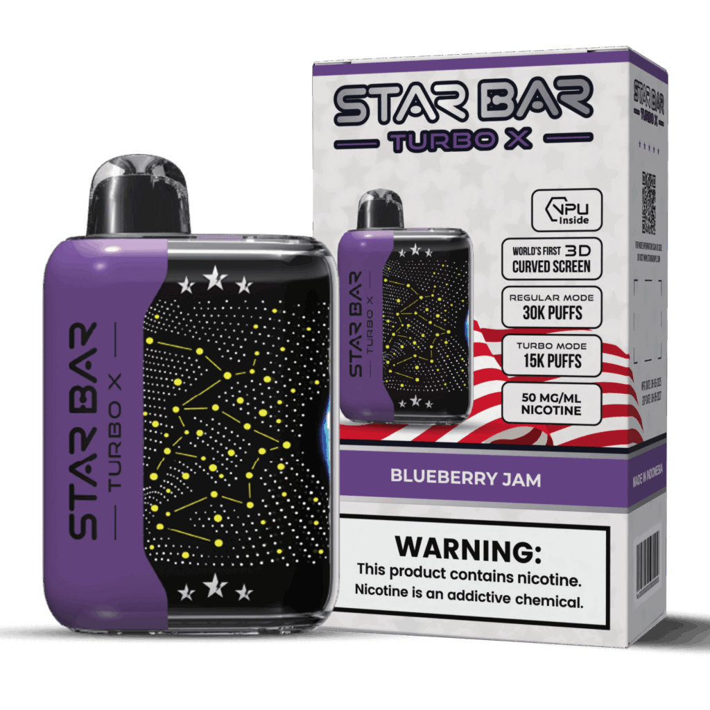 star bar vape blueberry jam flavor