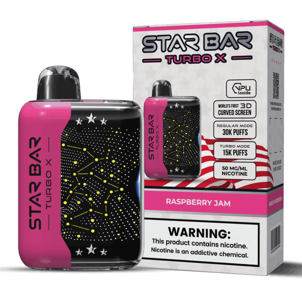 star bar vape raspberry jam flavor