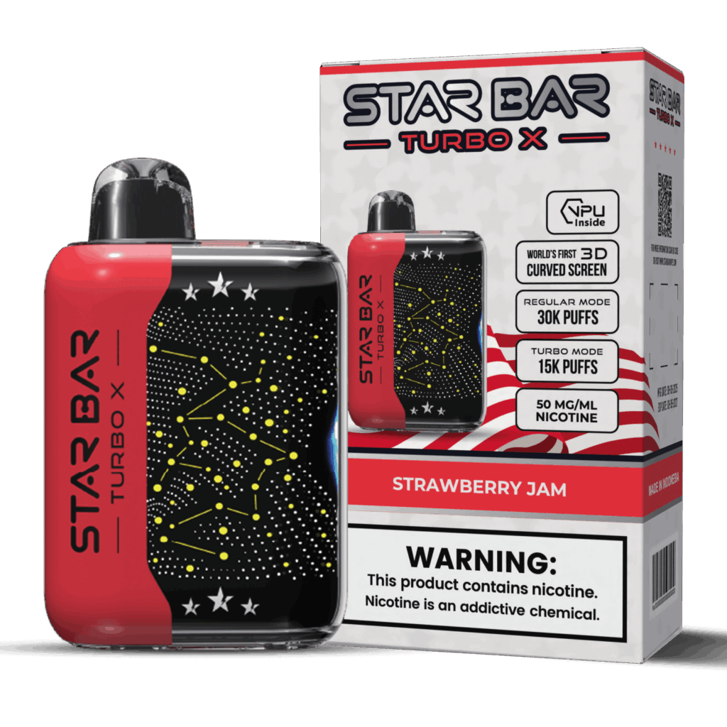 star bar vape strawberry jam flavor