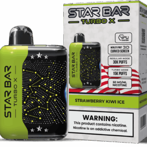 star bar vape Strawberry Kiwi Ice flavor