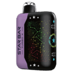 Vape product with blackberry blueberry flavor