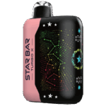 Vape product with white peach raspberry flavor