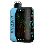 Vape product with blue razz ice flavor